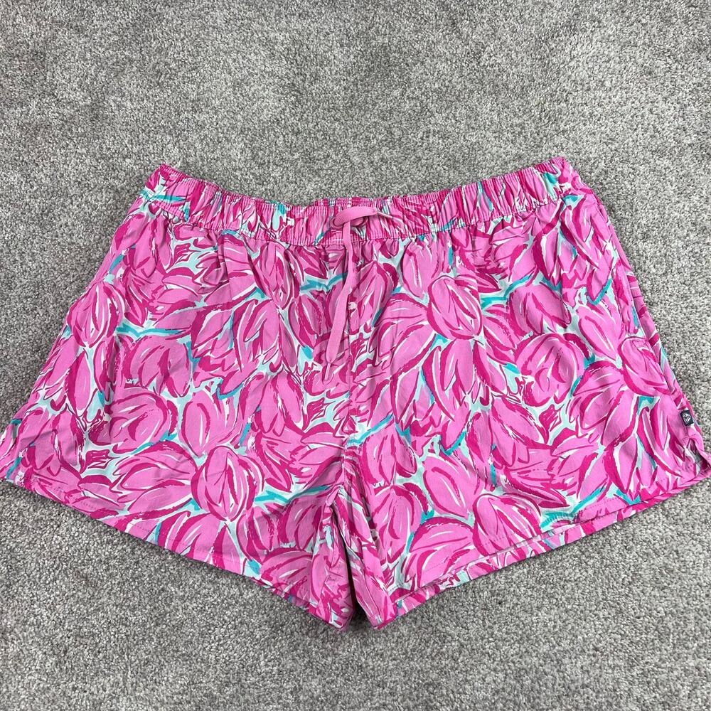 Lauren James Floral Tulip Shorts size L